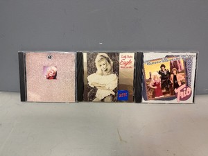 Dolly Parton and Dolly Parton with Linda Ronstadt and Emmy Lou Harris CDs (Qty 3)