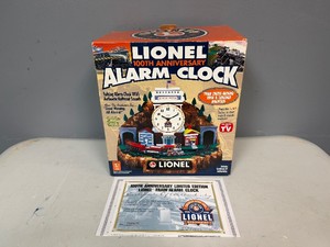 Lionel 100th Anniversary Alarm Clock with Authentic Certificate (New in Box)