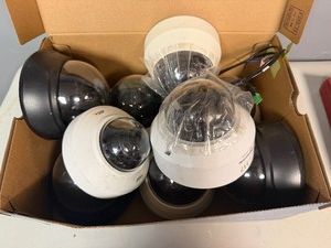 Nine Security Cameras