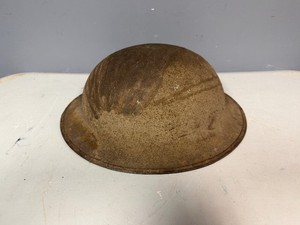 WW1 Era US M1917 Doughboy or British Bodie Steel Helmet