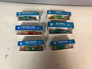 Frost Cutlery Collector Pocket Knives (Qty 6)