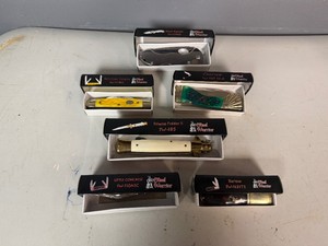 Steel Warrior by Frost Cutlery Collector Pocket Knives - Various Sizes (Qty 6)