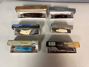 Collectible Pocket Knives Six Various Styles