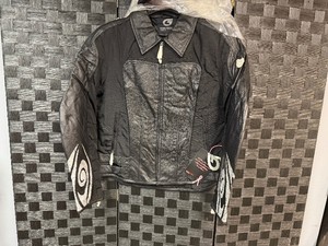 Womens Black Biker Jacket - Size 12