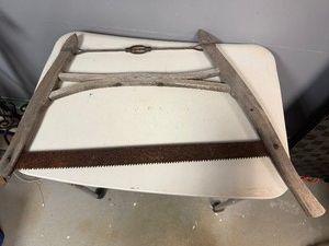 Antique Wooden Buck Saw