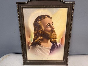 1942 Lithograph Print Inspiration Depicting Jesus by Artist McConnell