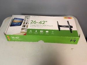 TV Wall Mount Bracket Fits 26-42 TV in Box Appears Unused