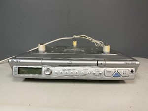 Under Kitchen Cabinet Sony FM Radio, CD Player, Weather Radio, Clock Display, Timer (Works)