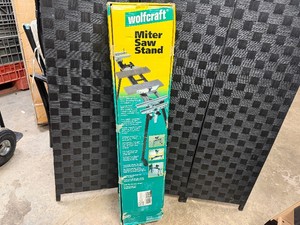 New in Box Wolfcraft Portable Folding Mitre Saw Stand