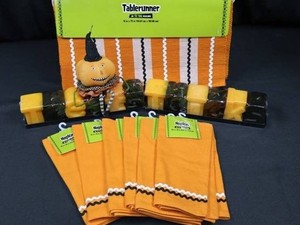 Halloween-Themed Table Setting Assortment