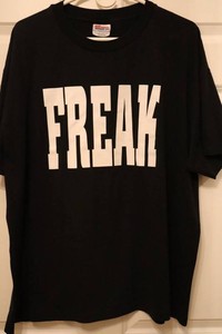 Vintage Hanes Heavyweight 5050 FREAK Graphic T-shirt Adult XL