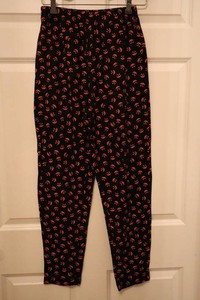 Chaus Sport Womens Halloween Pumpkin Print Leggings Size M