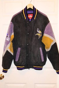 Vintage NFL Minnesota Vikings Suede Jacket