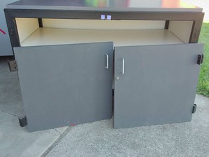 LARGE ROLLING STORAGE CABINET