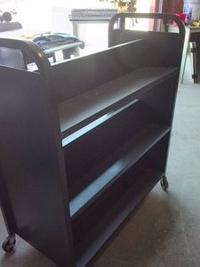 METAL BOOK CART