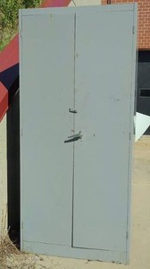 TALL METAL CABINET