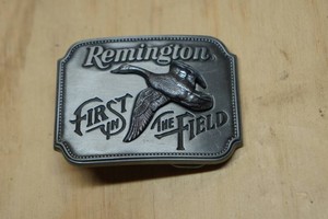 Vintage Remington First in the Field Belt Buckle