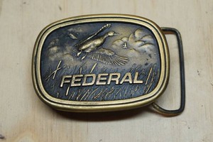 Vintage Indian Metal Craft Federal Belt Buckle