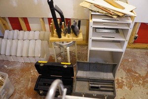 Assorted Hardware - Magazine Boxes, Vacuum Accessories, Shelf, Tool Boxes
