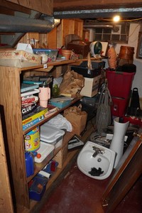 Contents of Basement Storage - Toys, Games, Hardware, Home Audio