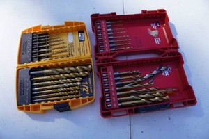 DeWalt & Milwaukee Drill Bit Sets