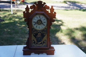 Antique The Buttercup E.N. Welch Mfg Co Mantel Clock