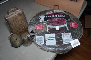 Potable BBQ Grill and Cowbells