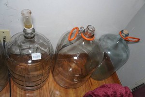 Large Clear Glass Carboy Jugs
