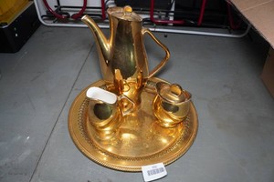 Gold Tone CoffeeTea Set