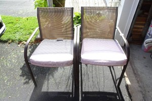 Set of Two Outdoor Patio Chairs