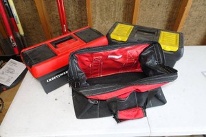2 Tool Boxes and Tool Bag