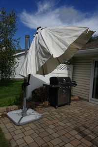 Outdoor Patio Umbrella with Stand