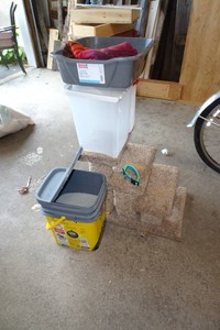 Cat Litter, Litter Box, and Cat Tree