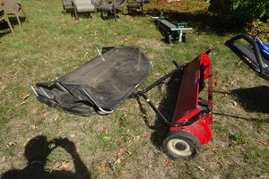 Craftsman Pull Behind Lawn Sweeper with Bagger