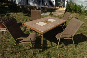 Patio Table and Chair Set