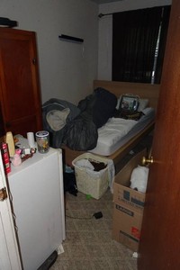 Contents of Room - Mini Fridge, Armoire, Bed, Collectibles, Electronics
