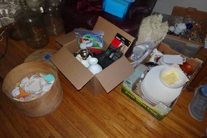 Bibles, Milk Glass Light Fixture, Tableware
