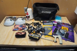 Craftsman Tool Bag with Assorted Tools