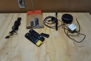 Amazon Fire Stick, Alexa Speaker and Remotes