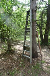 Fabrication Shop Built 10 Aluminum Step Ladder - 18 Thick Metal