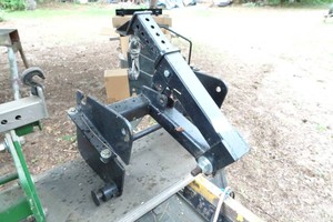 Custom Built Frame Extension Aerator Mount for John Deere 140 Tractor