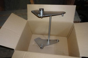 Custom Stainless Steel Bumper Mount for John Deere 110 Tractor