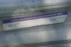 Stick Welding Rods - Cronatig 333T