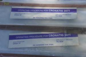 Stick Welding Rods - Cronatig 347T