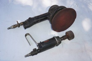 Pneumatic Orbital Disc Sander and Straight Die Grinder