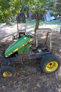 Scrap - Deere 314 Tractor, Snow Blower, Press