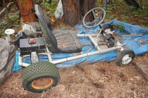 Custom Built Gas Go Kart - 5HP, 2 Stroke
