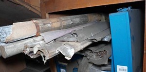 Storage Cabinet with Assorted Welding Rods