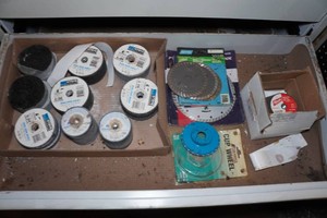 Contents of Drawer - Cut-off Discs