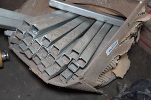 Aluminum Square Tubing Chunks